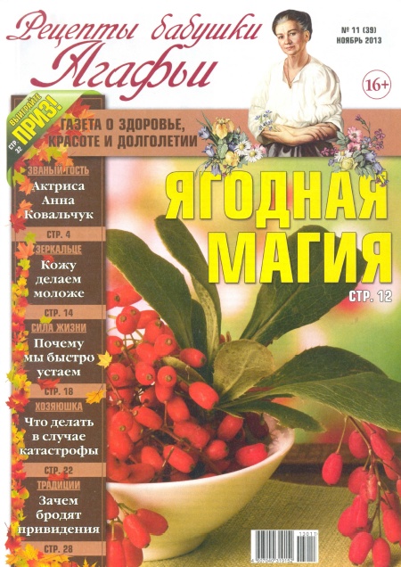 Рецепты бабушки Агафьи №11 (39) Ноябрь/2013